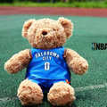 10" Basketball sports/ athletic stuffed bear w/ T shirt